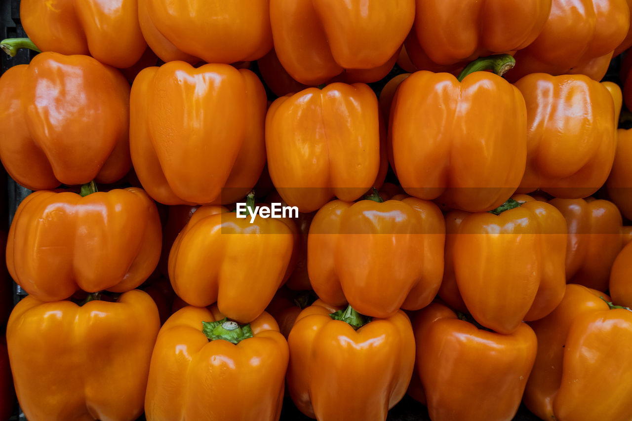 CLOSE-UP OF PUMPKINS FOR SALE AT MARKET