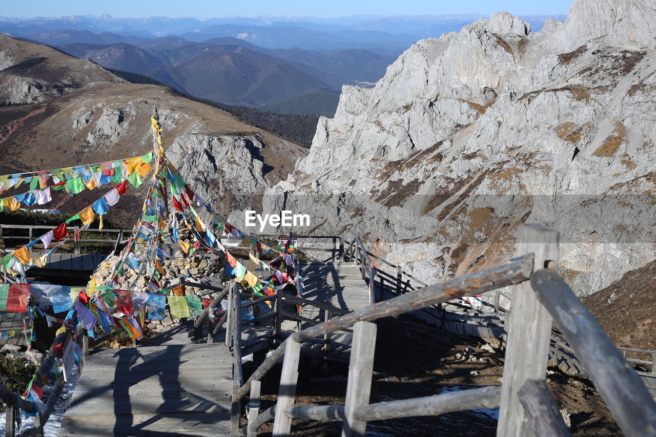 SCENIC VIEW OF MOUNTAIN RANGE