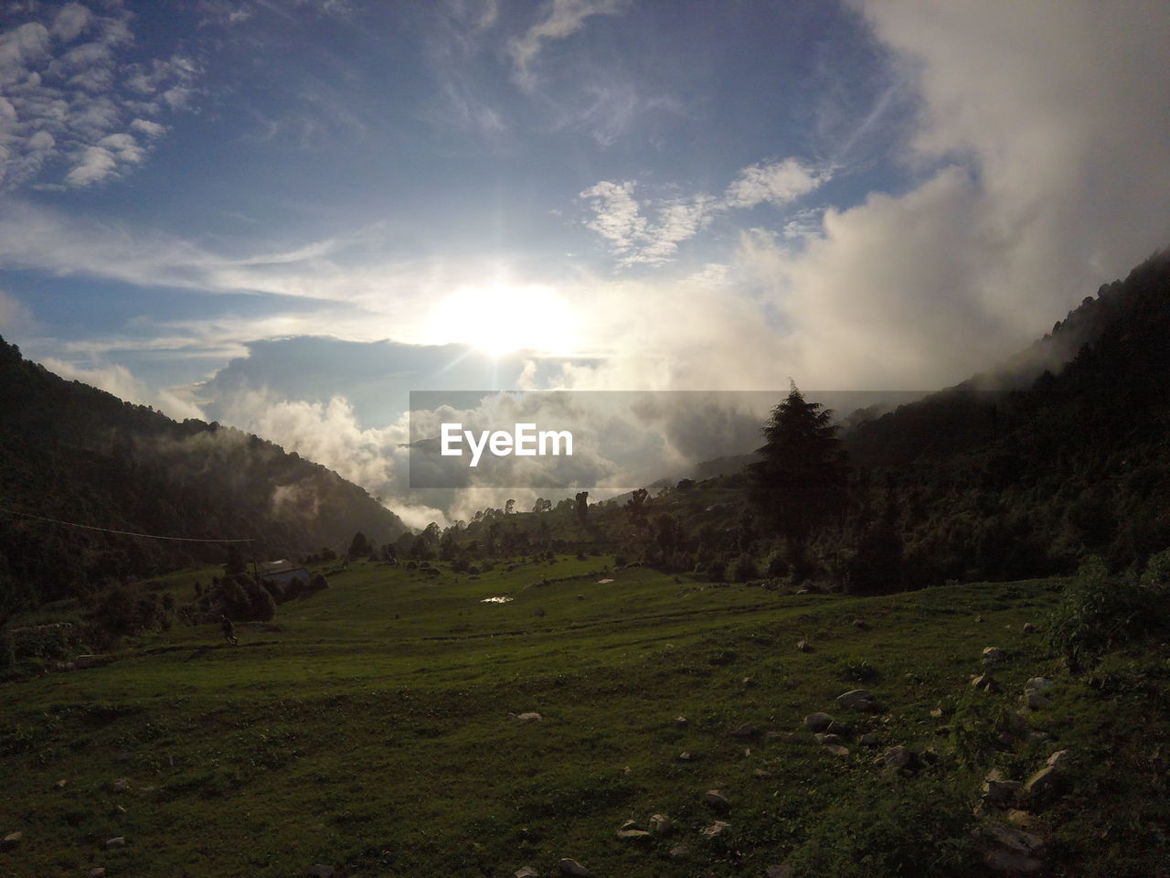 Scenic view of landscape against sky