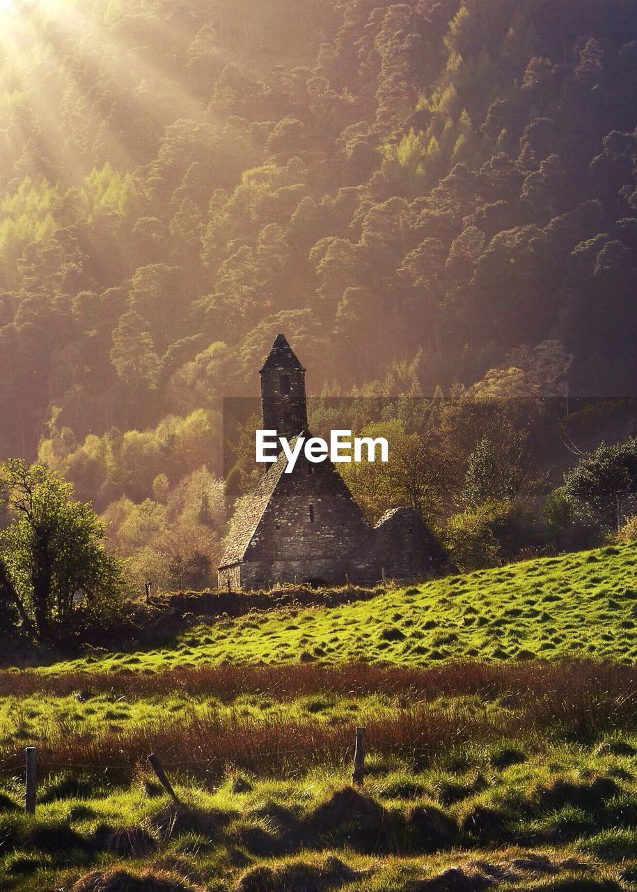 Old church on hill