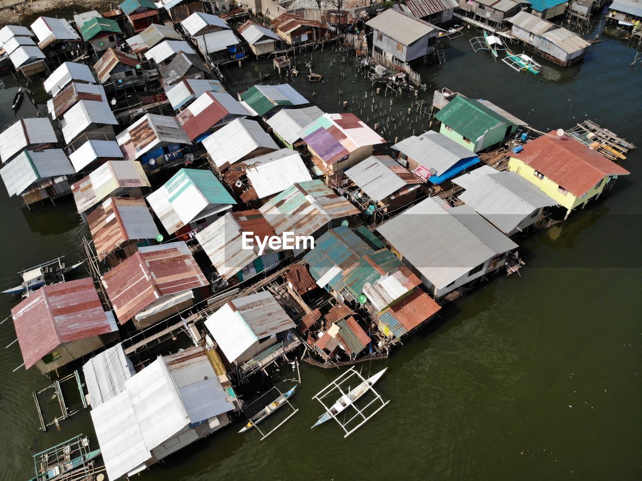 HIGH ANGLE VIEW OF BUILDINGS AND CITY