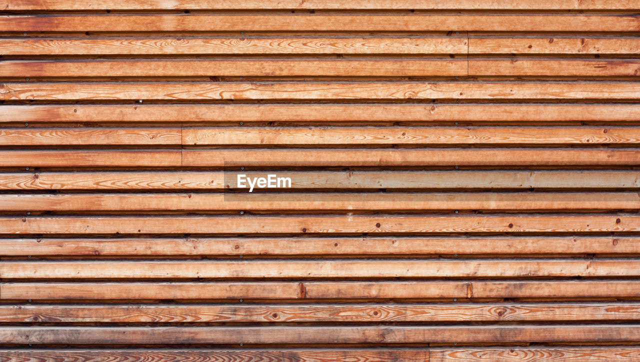 Full frame shot of wooden fence