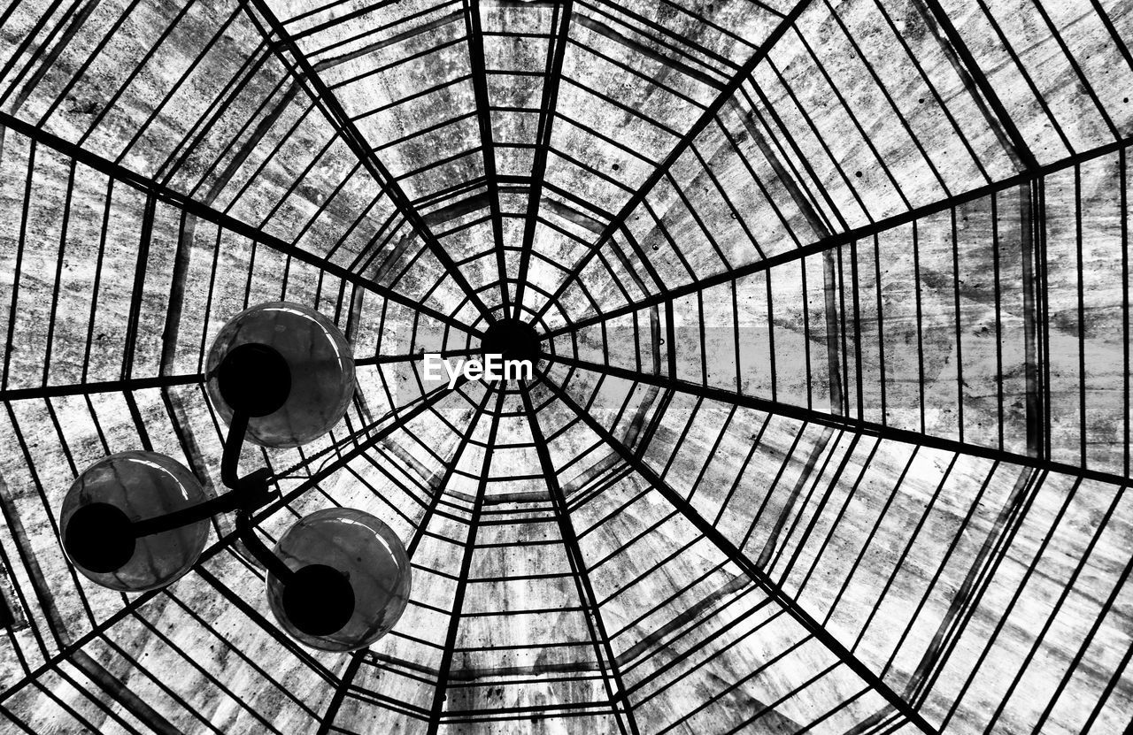 LOW ANGLE VIEW OF SKYLIGHT IN CEILING