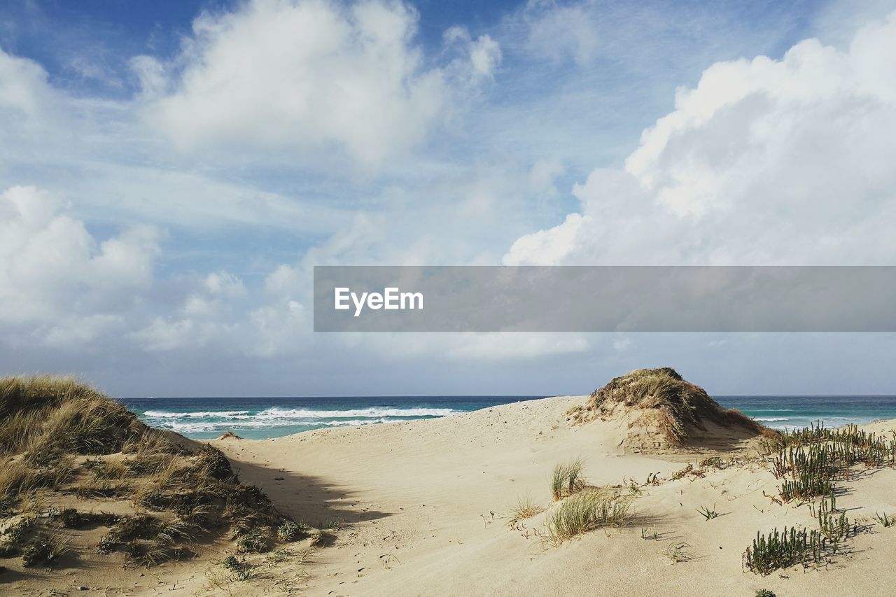 PANORAMIC VIEW OF SEA AGAINST SKY