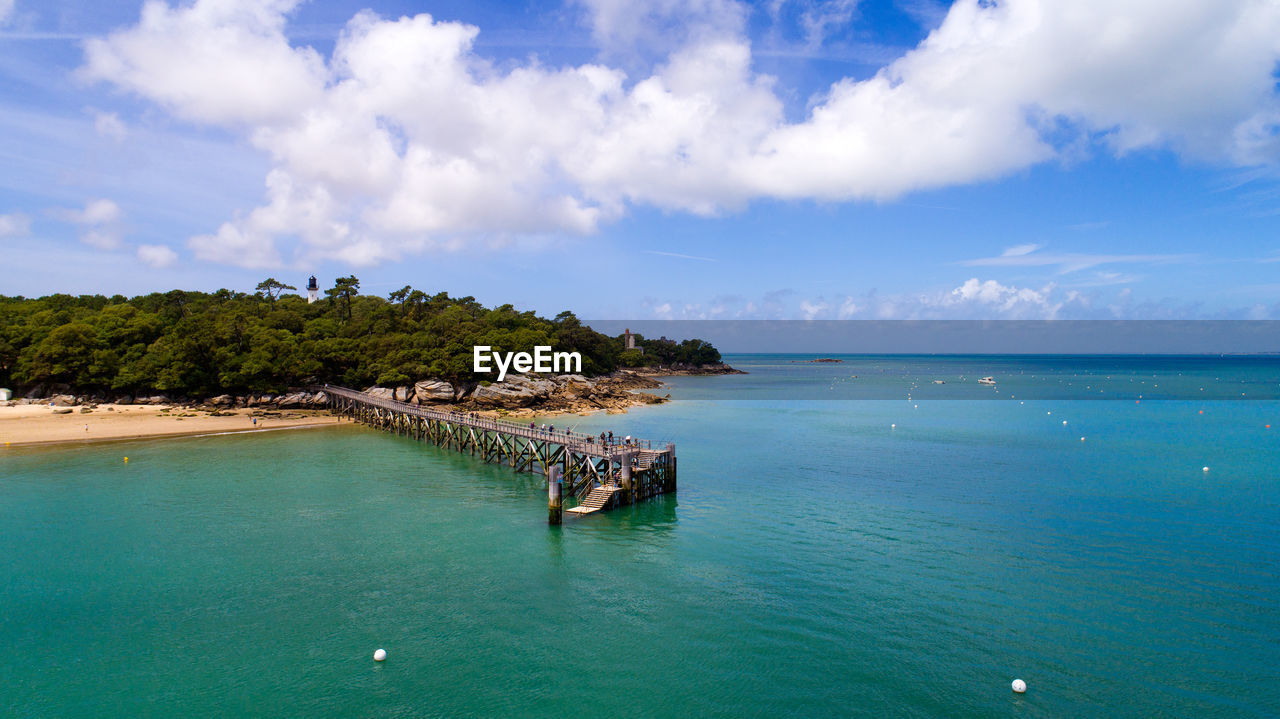 PANORAMIC VIEW OF SEA AGAINST SKY