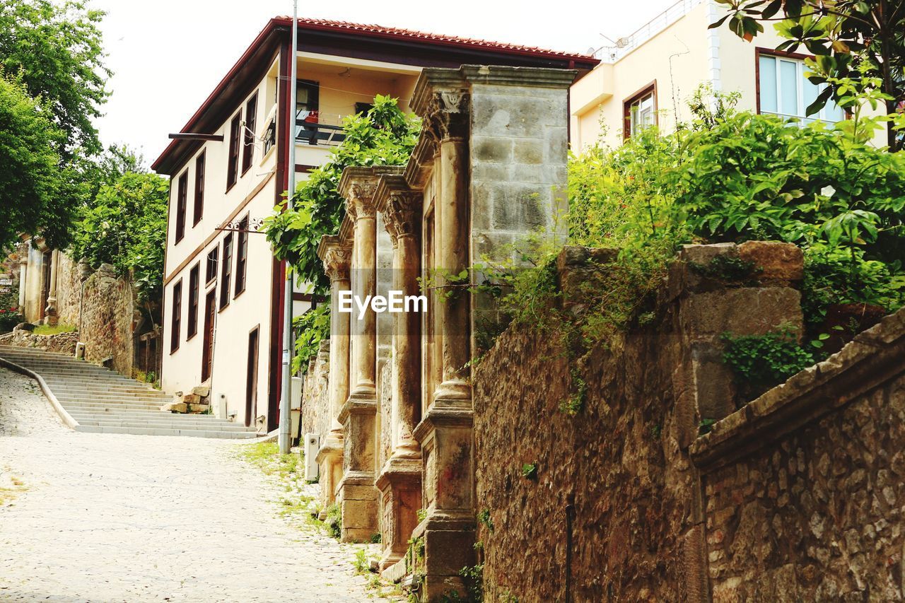 FOOTPATH BY BUILDINGS