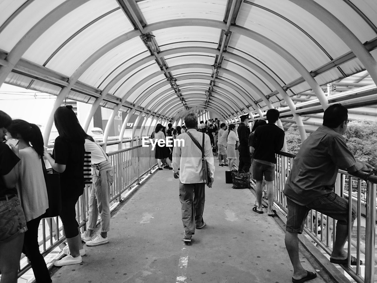 View of pedestrian walkway