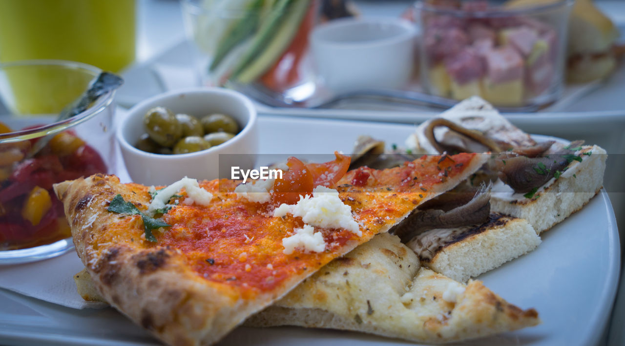 Close-up of food in plate