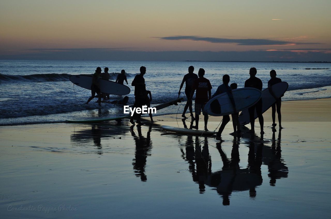 SCENIC VIEW OF SEA DURING SUNSET