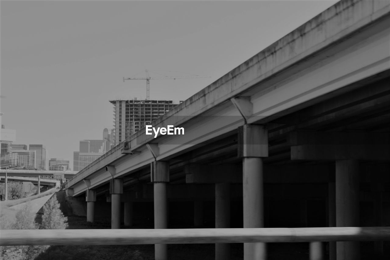 BRIDGE AGAINST CLEAR SKY