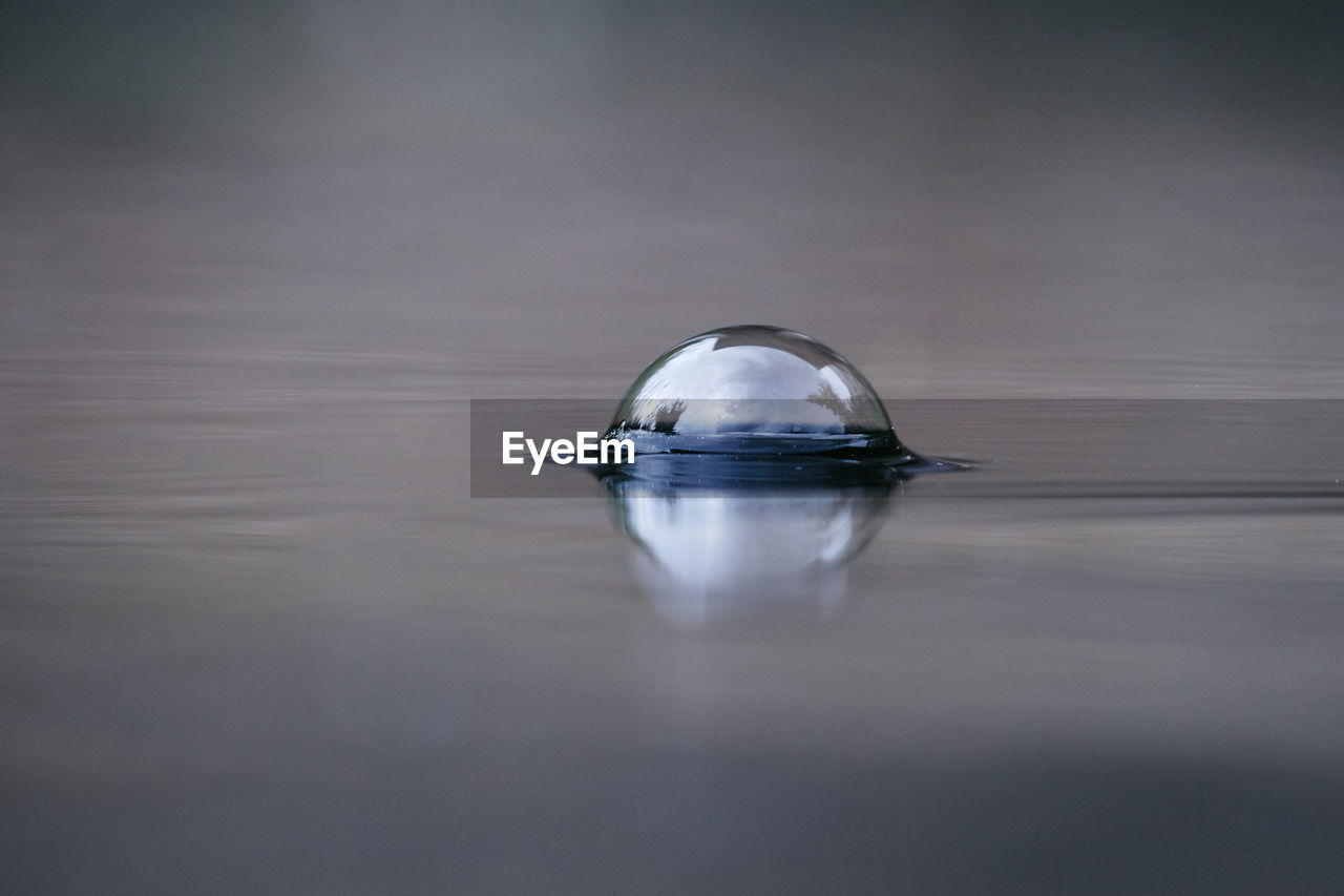 SURFACE LEVEL OF WATER IN DRINKING GLASS
