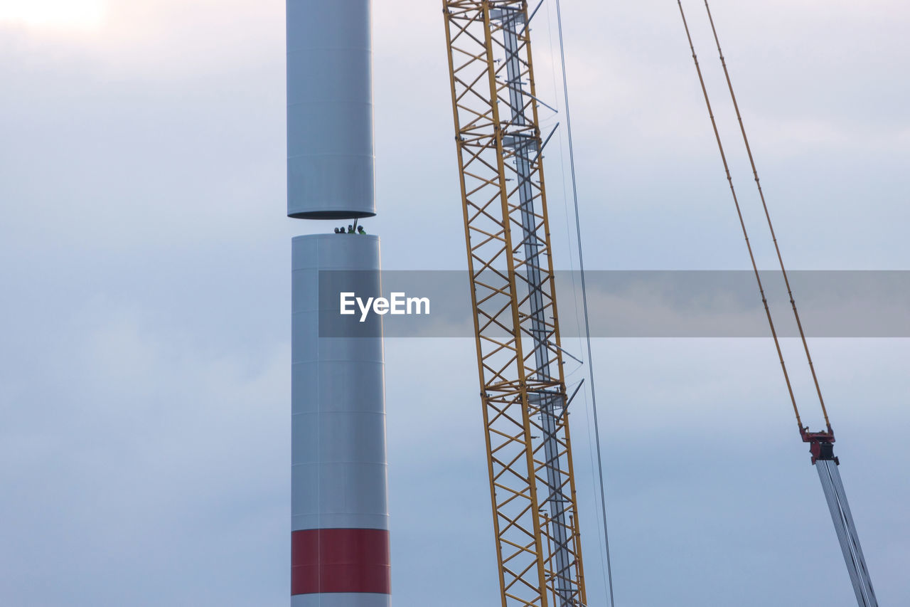 LOW ANGLE VIEW OF TOWER AGAINST SKY