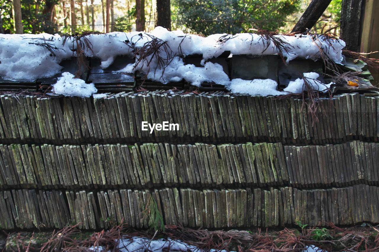 SCENIC VIEW OF SNOW DURING WINTER