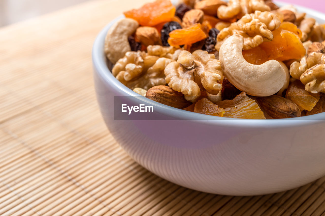 CLOSE-UP OF BREAKFAST IN BOWL