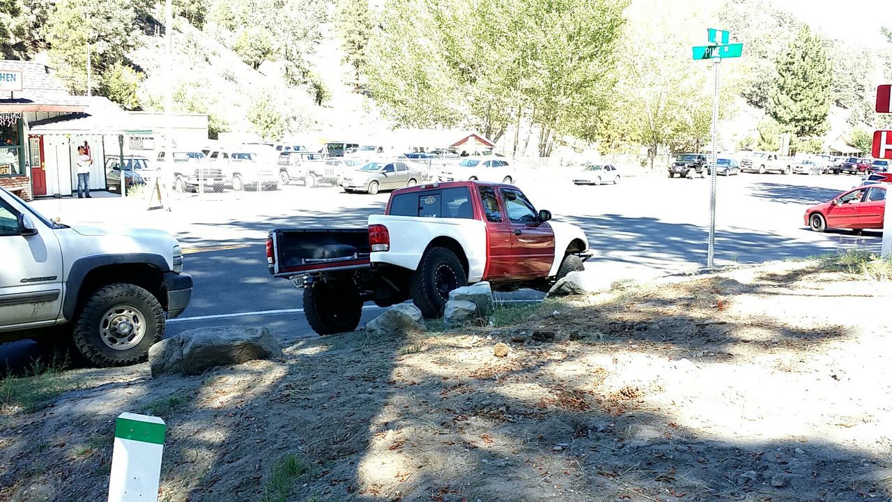 PARKED CARS ON ROAD