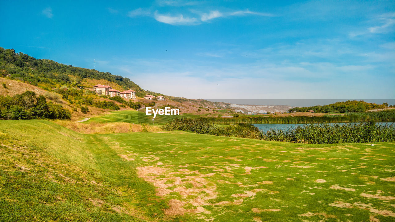 Scenic view of landscape against sky