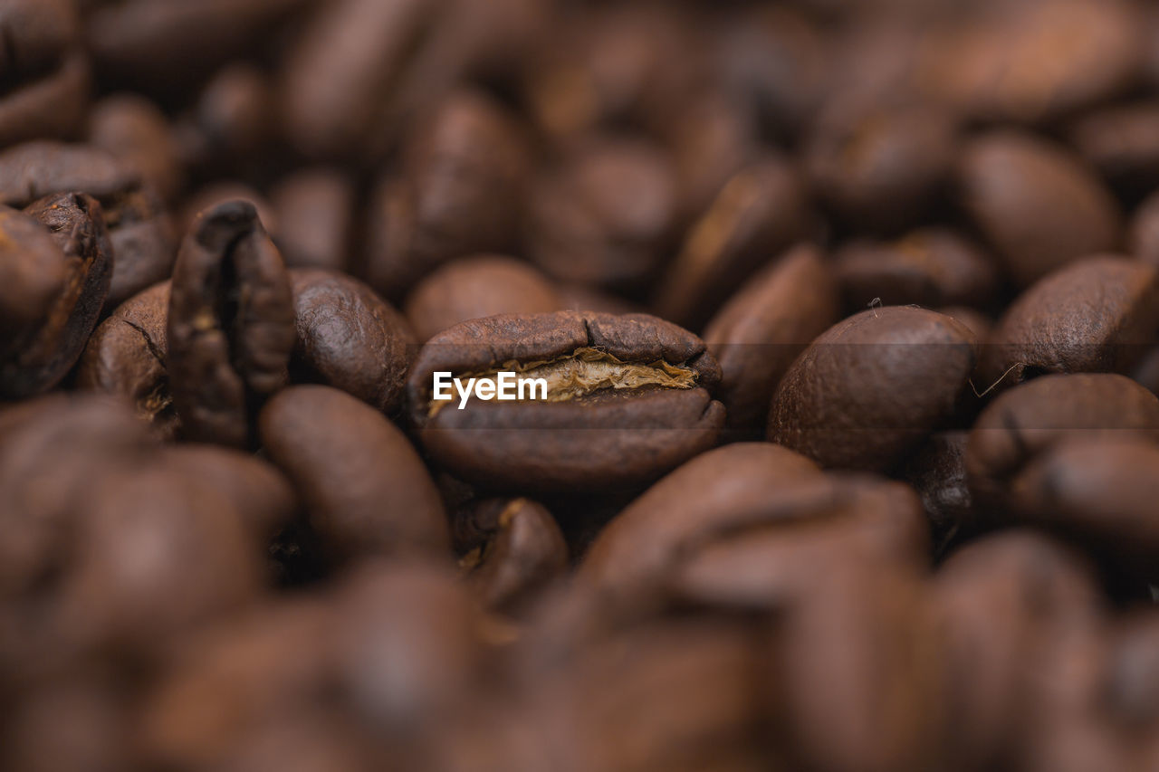 Full frame shot of coffee beans