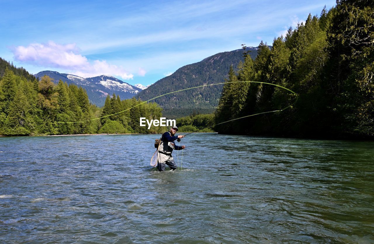 Fly fishing the lilloet rive