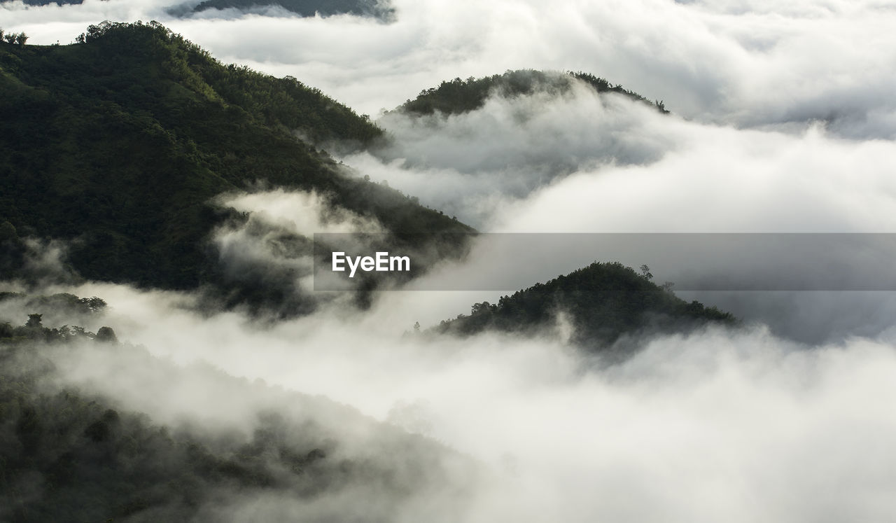 Low angle view of mountain against sky