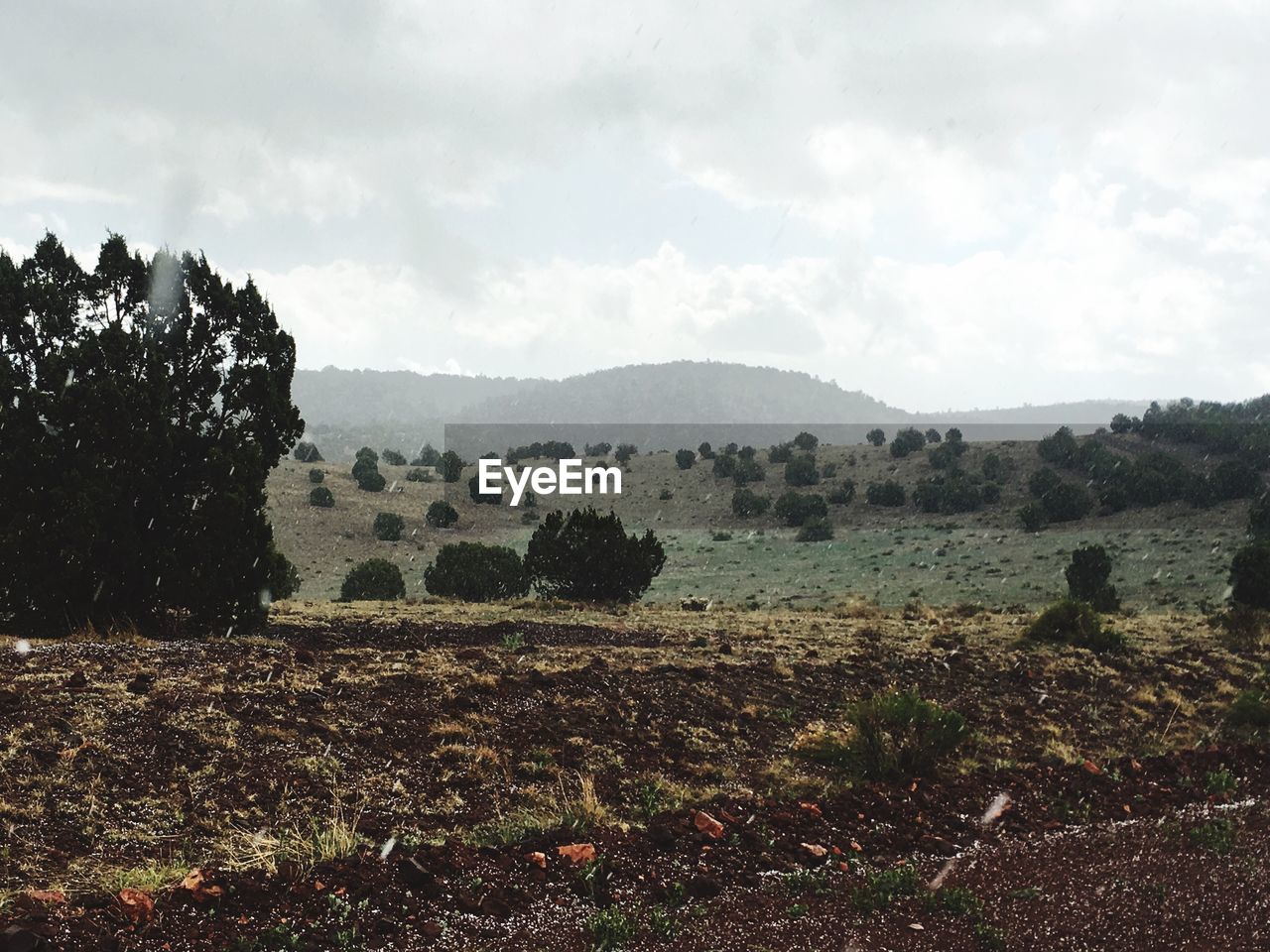 VIEW OF LANDSCAPE AGAINST CLOUDY SKY