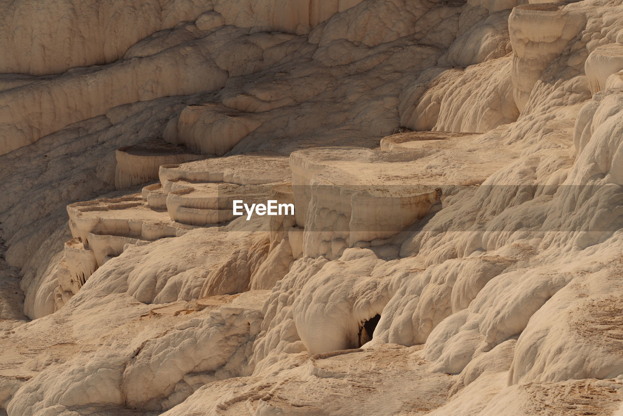 HIGH ANGLE VIEW OF ROCK CANYON