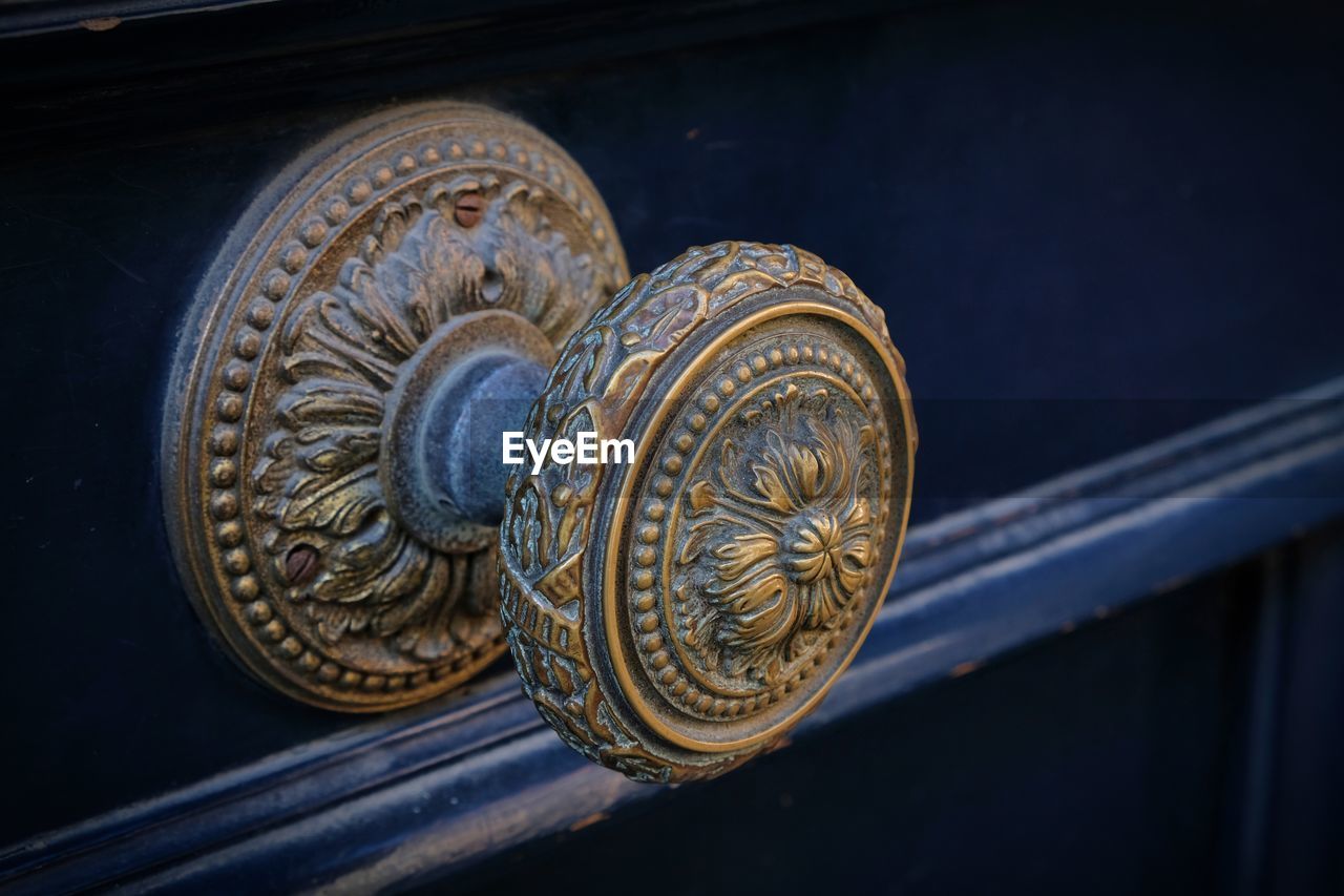 Close-up of door knob