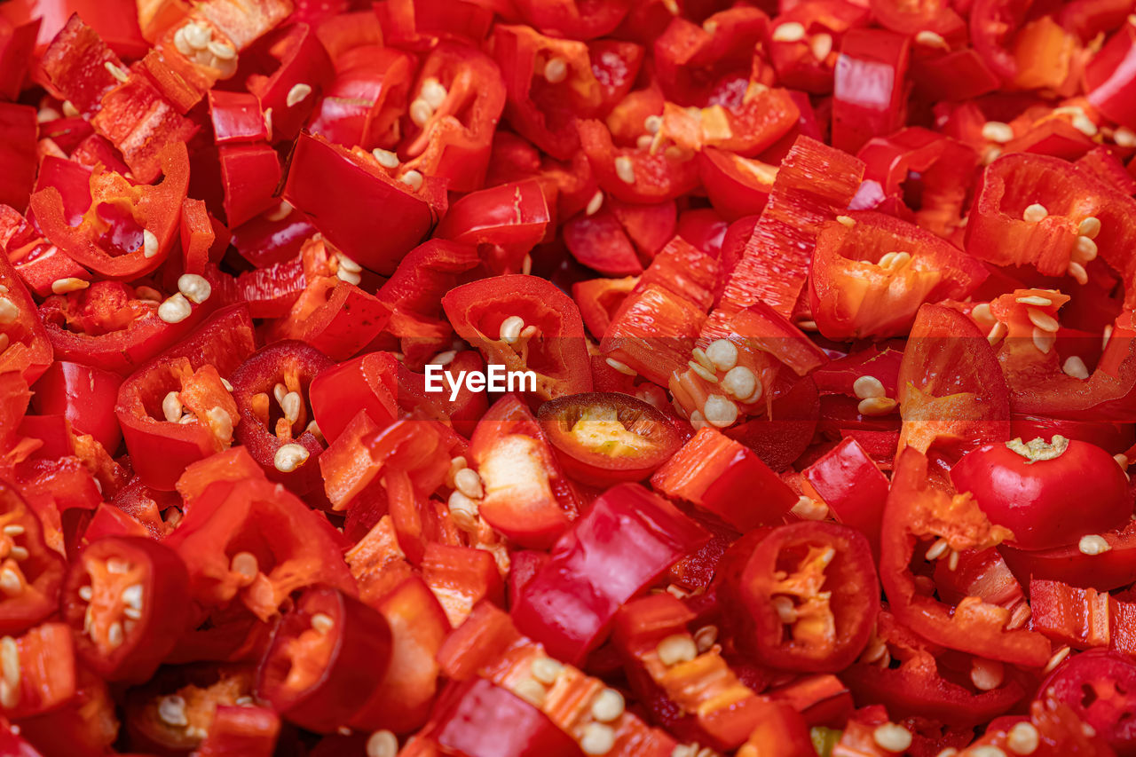 full frame shot of bell pepper