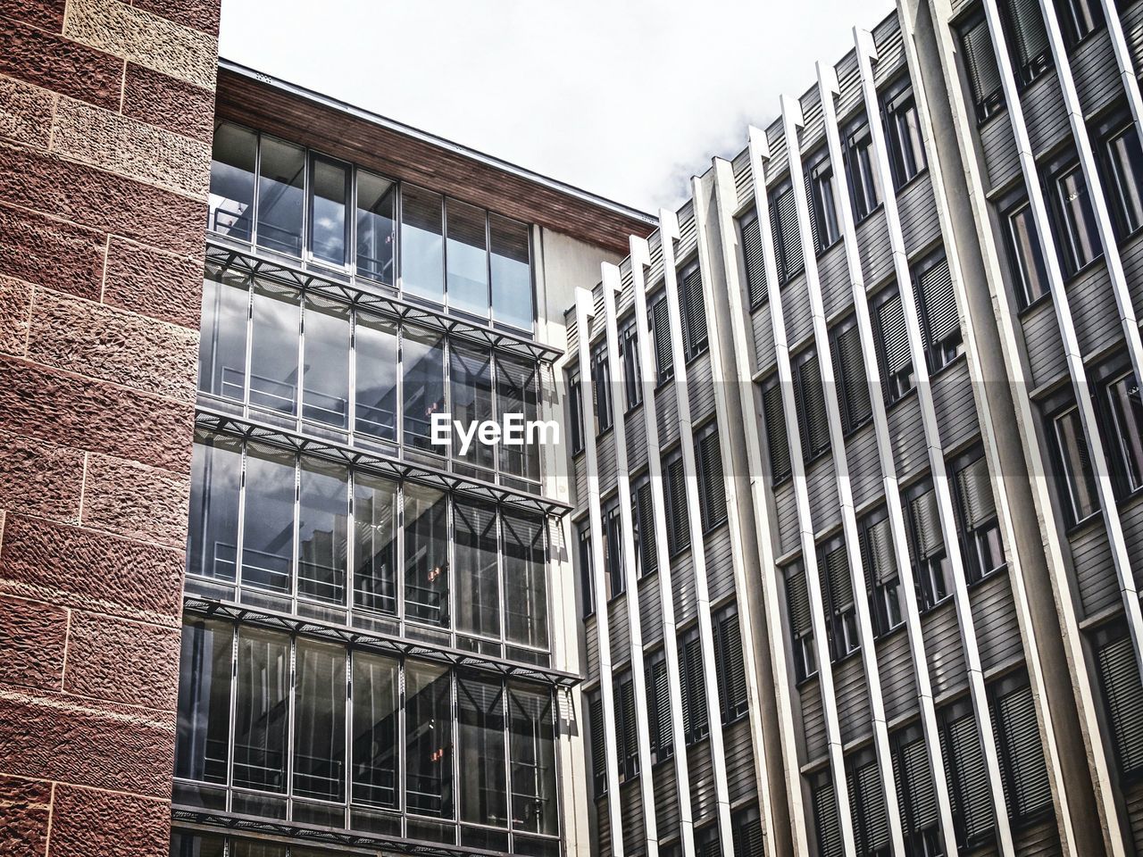 Low angle view of modern buildings