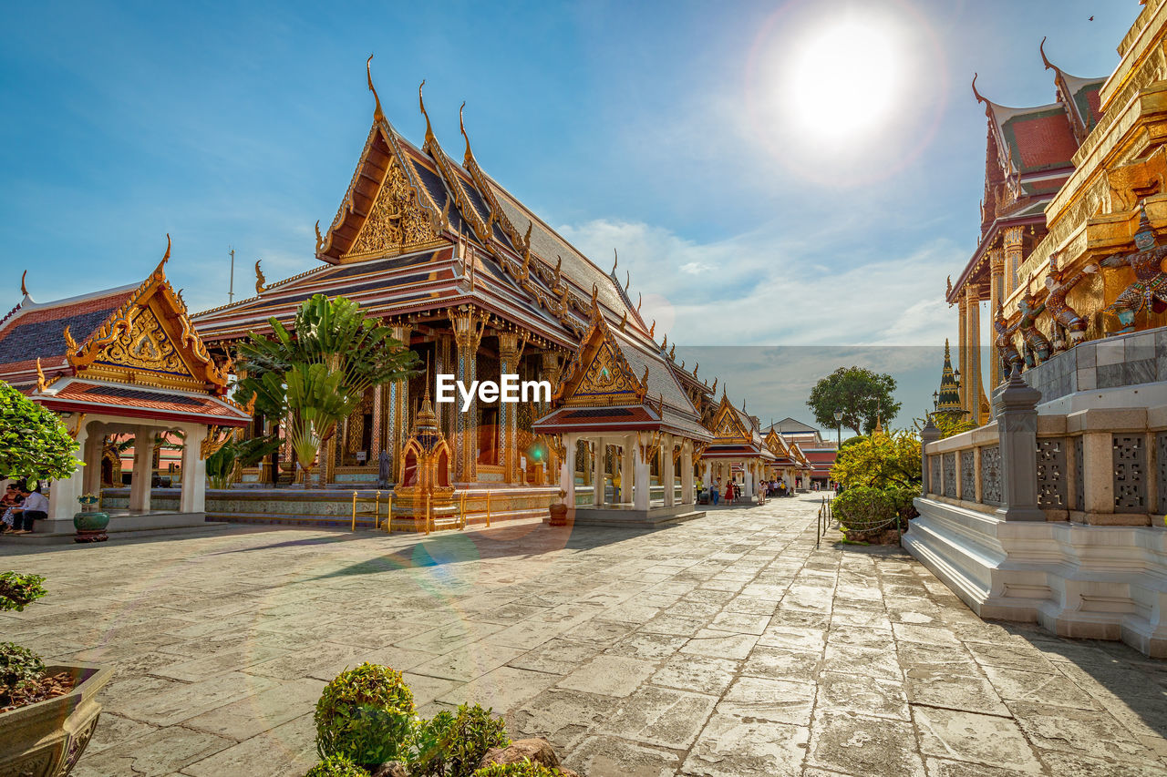 Thai temple, wat phra kaew, tourist attraction