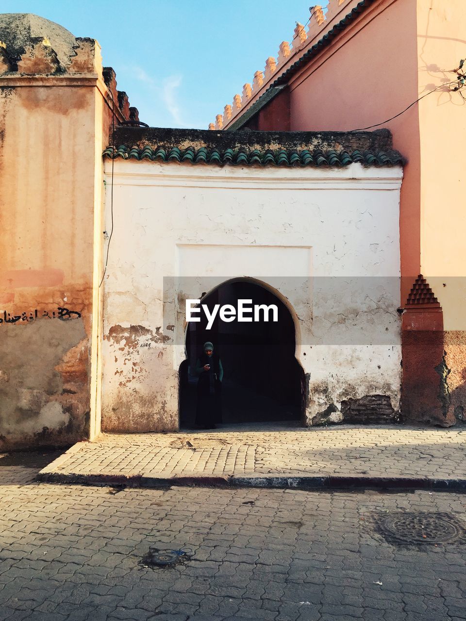 Arch gate in old town