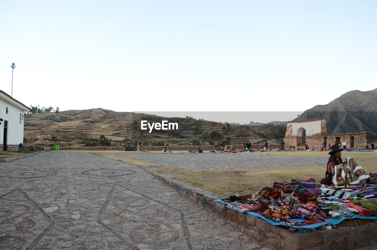 VIEW OF BUILT STRUCTURE AGAINST CLEAR SKY