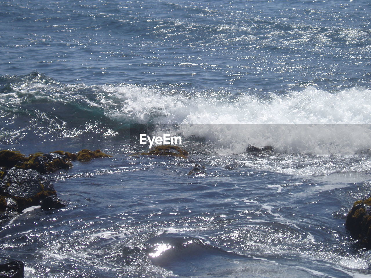 SCENIC VIEW OF SEA WAVES