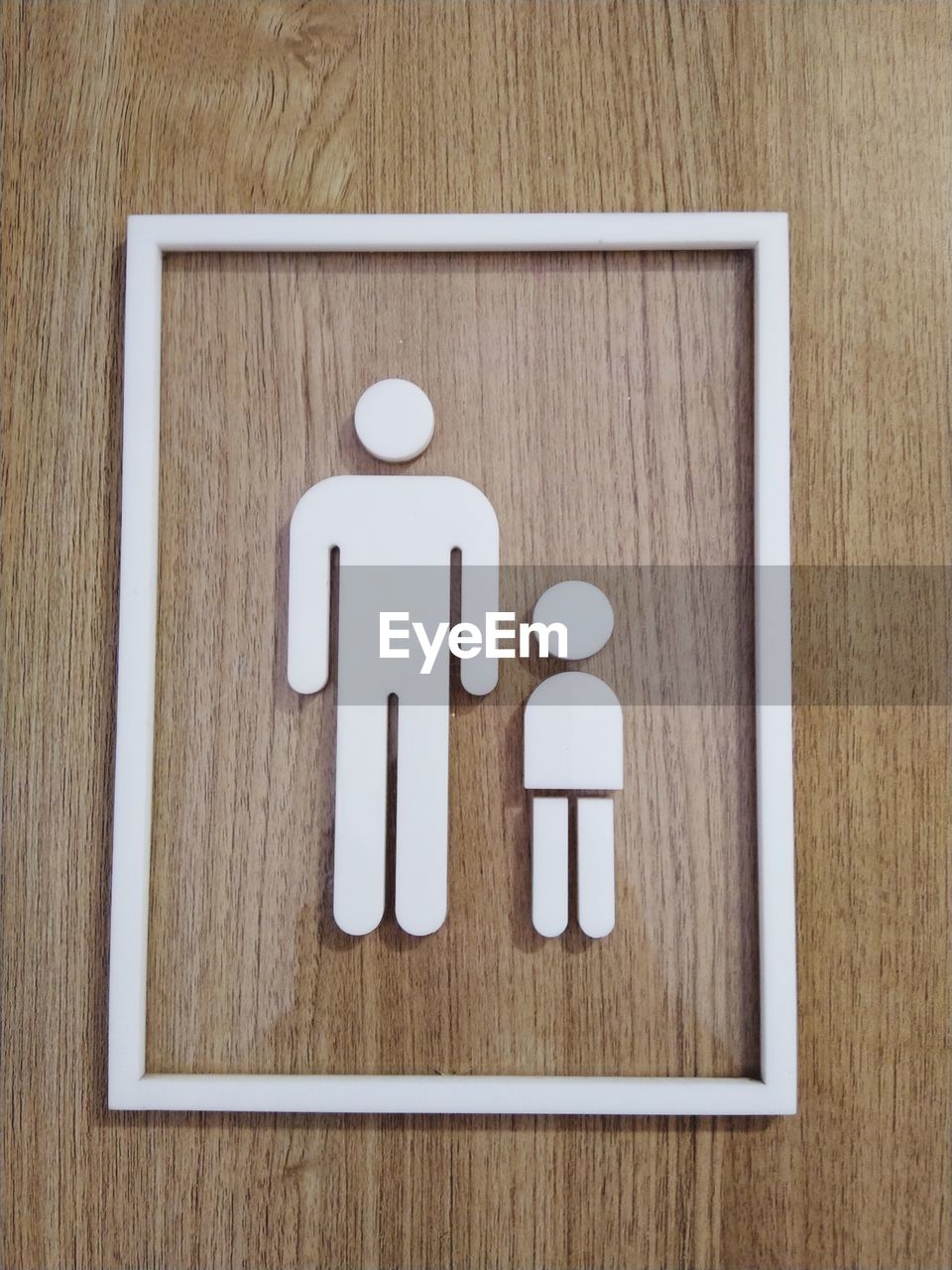 Male toilet sign board
