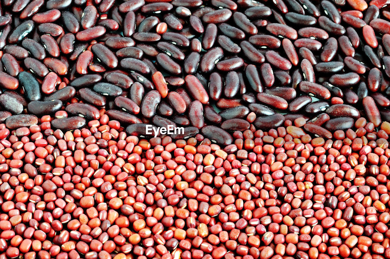 Full frame shot of beans for sale