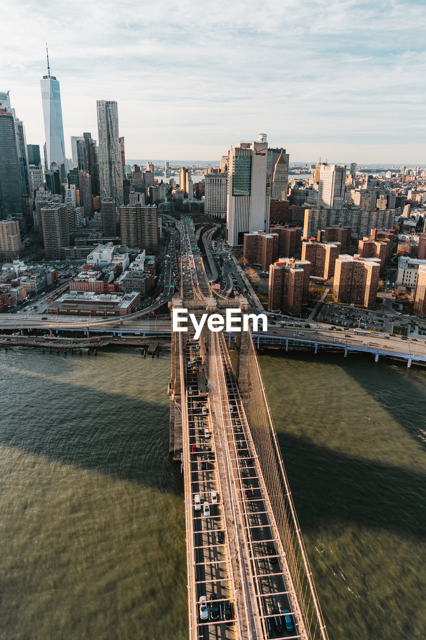 Lower manhattan in new york city