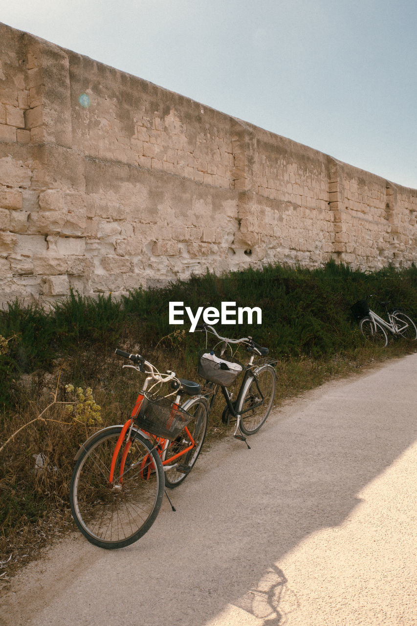 BICYCLE ON WALL