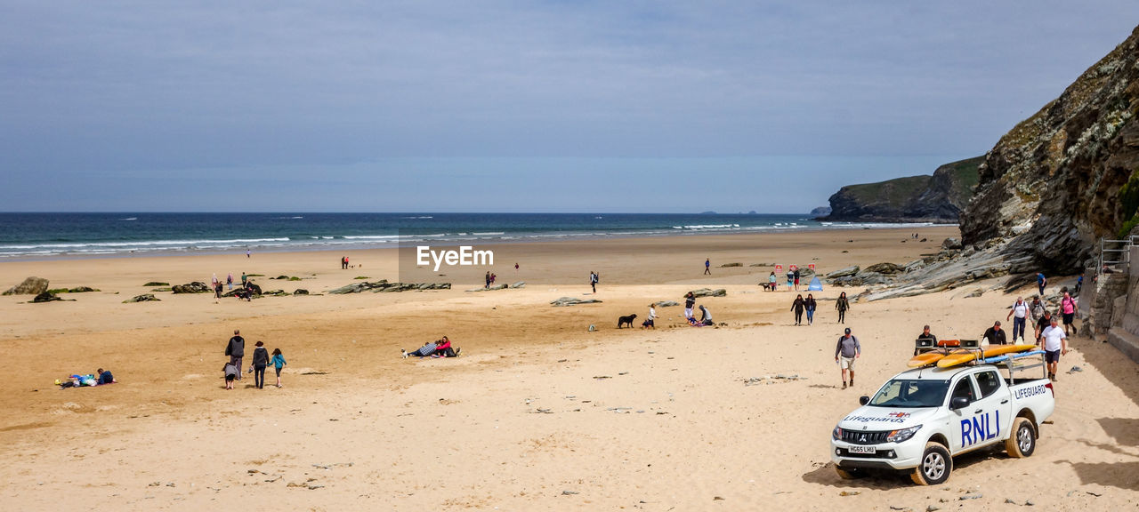 PEOPLE ON BEACH