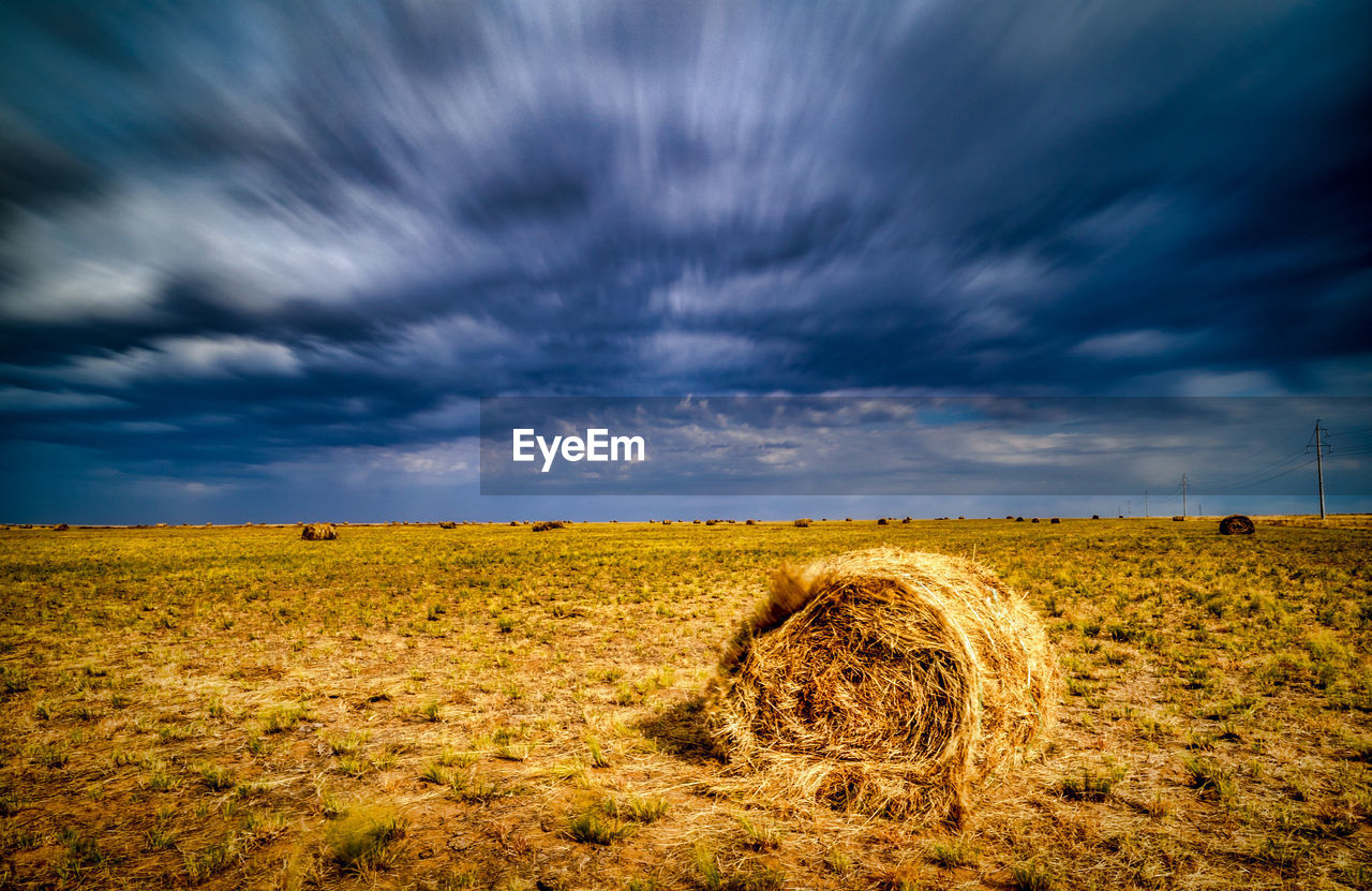 SCENIC VIEW OF FARM AGAINST SKY