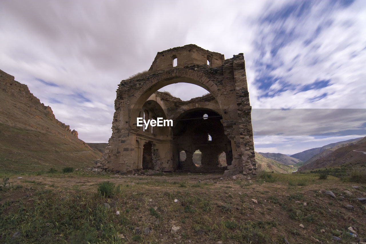 Old ruins against sky