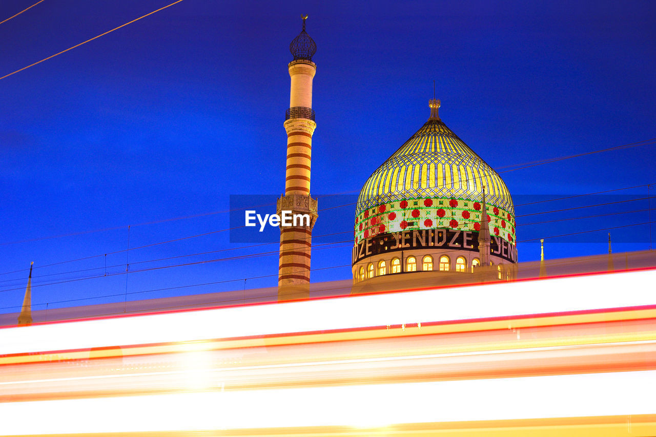 Former tobacco factory yenidze at night