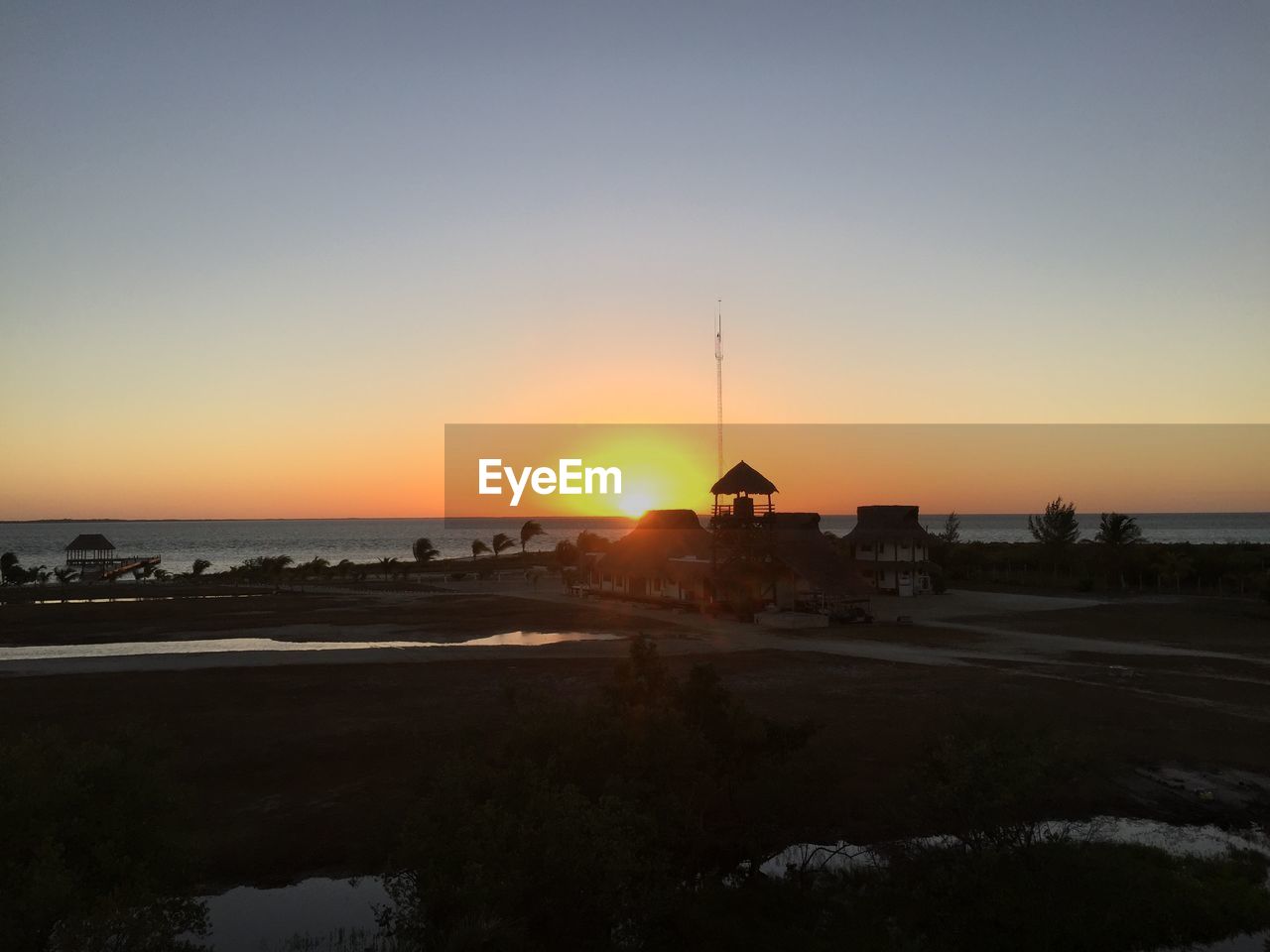 SCENIC VIEW OF SUNSET AGAINST SKY