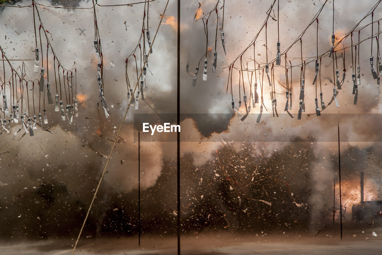 WATER DROPS ON GLASS