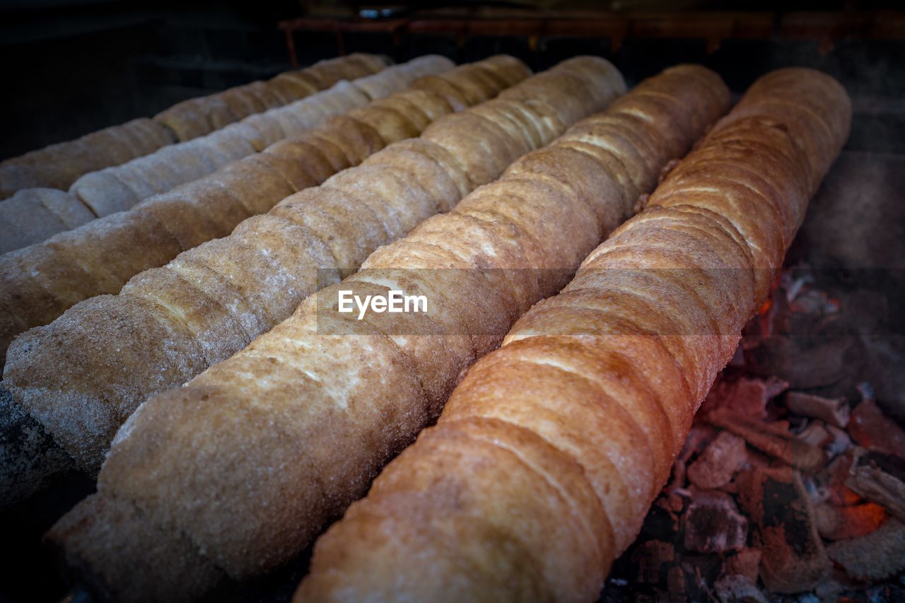 CLOSE-UP OF BREAD IN CONTAINER