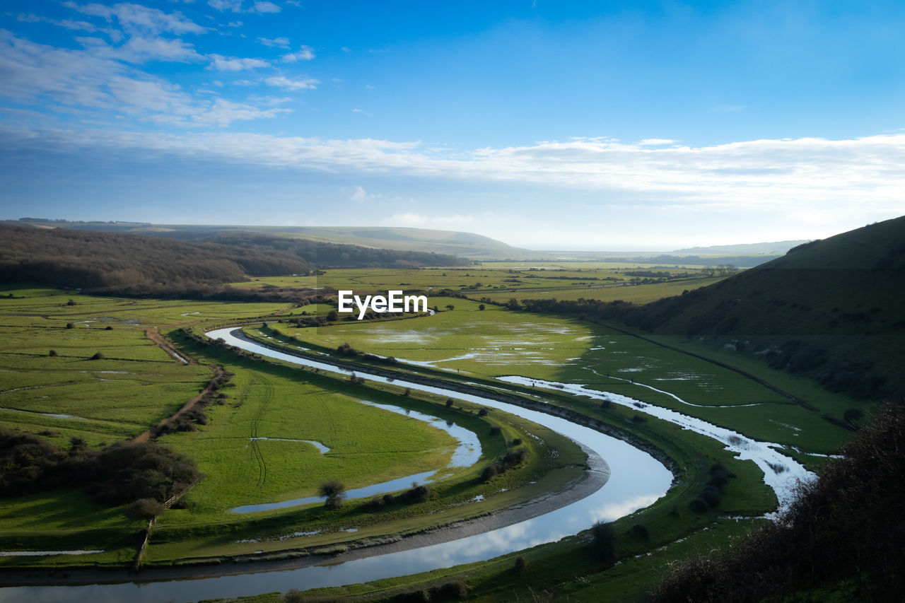 Scenic view of landscape against sky