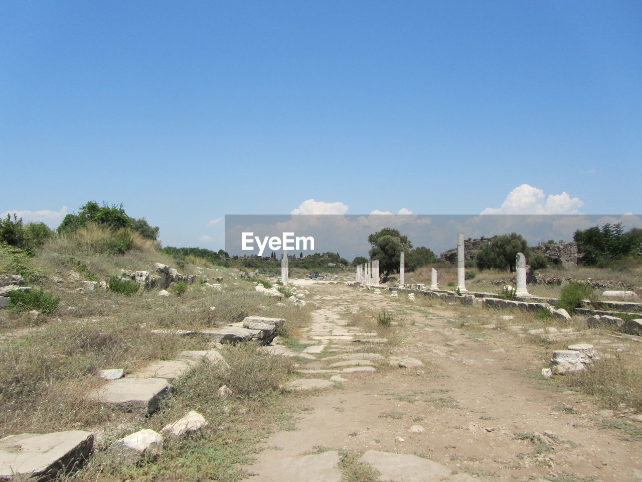 VIEW OF RUINS