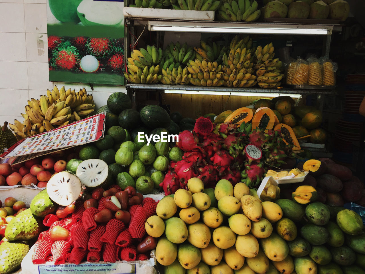 FRUITS FOR SALE IN MARKET