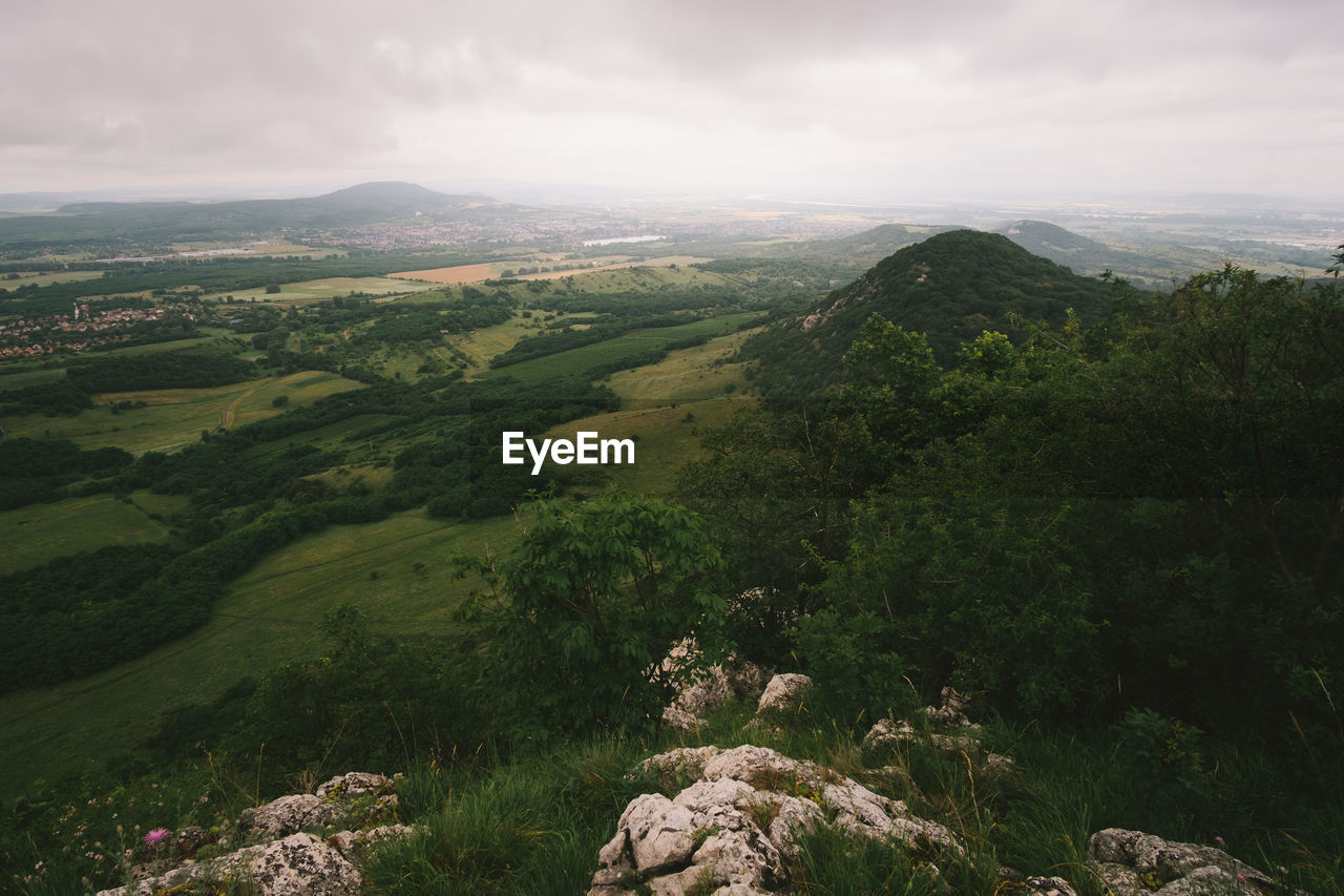 AERIAL VIEW OF LANDSCAPE AGAINST SKY