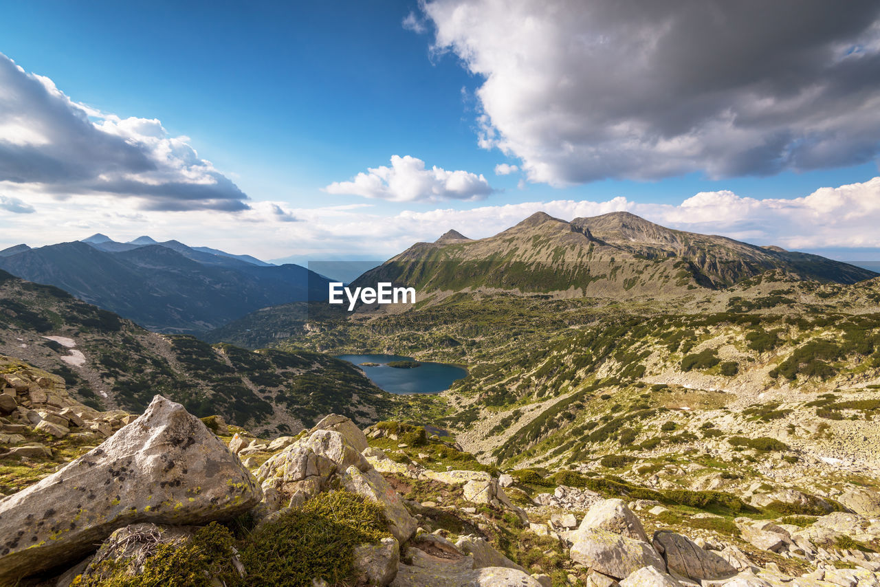 Scenery summer landscape, pirin mountain, bulgaria.