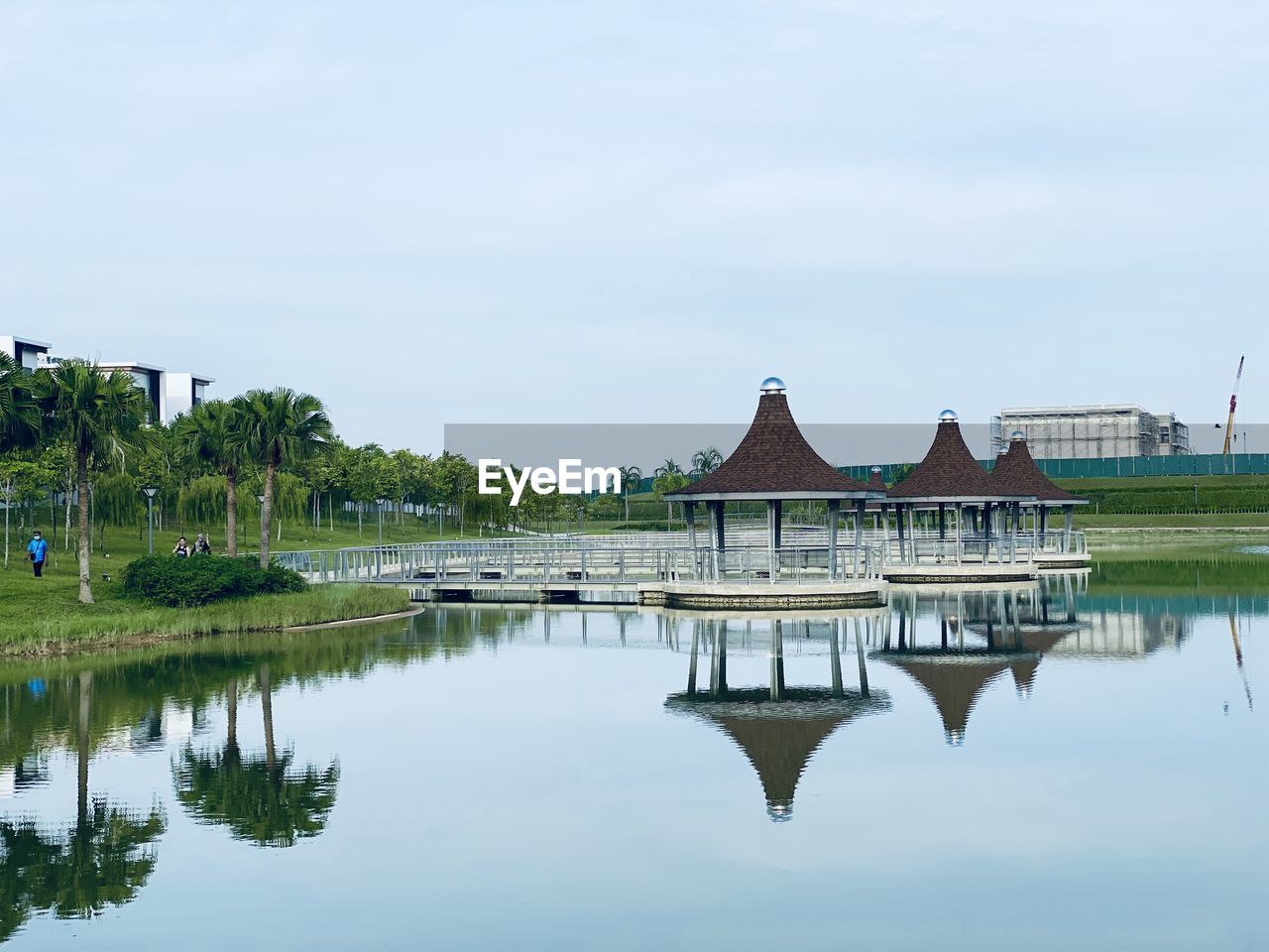 REFLECTION OF BUILDING ON WATER