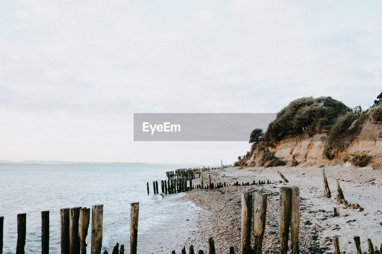 panoramic view of sea against sky